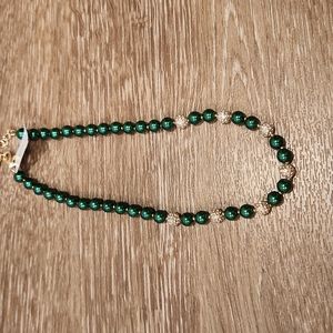 Charter Club Pearl Imitation Green Necklace